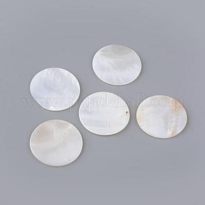 Freshwater Shell Cabochons&nbsp;SHEL-Q008-38-1