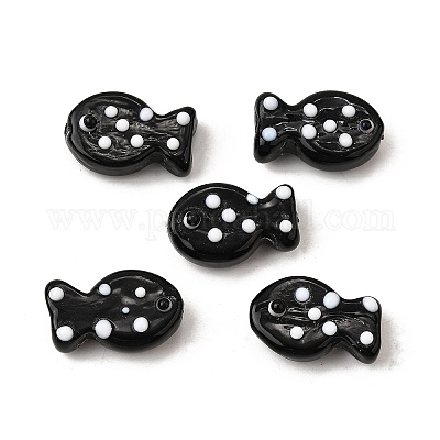 Handmade Lampwork Enamel Beads&nbsp;LAMP-S079-06-1