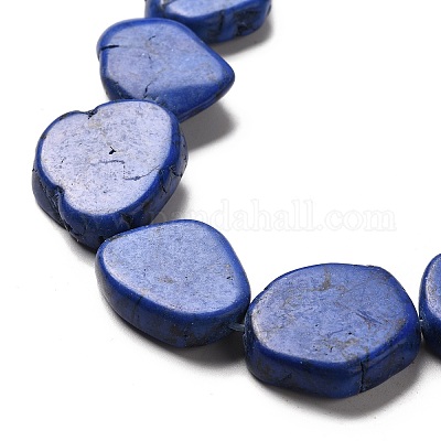 Synthetic Turquoise Dyed Beads Strands&nbsp;G-E594-25H-1