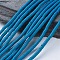 Handmade Polymer Clay Beads, Disc/Flat Round, Heishi Beads, Steel Blue, 4x1mm, Hole: 1mm, about 380~400pcs/strand, 17.7 inch