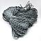7 Inner Cores Polyester & Spandex Cord Ropes, with Patterns, for Rope Bracelets & Shoe Lace Cord Making, Slate Gray, 4mm, about 109.36 yards(100m)/bundle, 420~500g/bundle