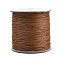 Waxed Polyester Cord, Bead Cord, Sienna, 0.5mm, about 169.51~174.98 Yards(155~160m)/Roll