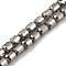 Electroplate Transparent Glass Beads Strands, Faceted, Column, Gray, 5.5x4mm, Hole: 1mm, about 75pcs/strand, 15.55~15.67 inch(39.5~39.8cm)
