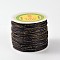 Round Polyester Braided Cords, with Metallic Thread, Black, 2mm, about 109.36 yards(100m)/roll