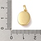 Rack Plating Brass with Synthetic Opal Pendants&nbsp;KK-S370-09G-01-3