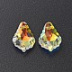 Electroplated Glass Pendants&nbsp;EGLA-N006-019D-4