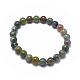 Natural Indian Agate Bead Stretch Bracelets&nbsp;BJEW-K212-B-010-5