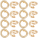 Brass Snap Clasps&nbsp;KK-BBC0021-49G-1
