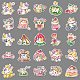 100Pcs Cat PET Stickers&nbsp;PW-WG73224-01-4
