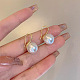 Alloy Imitation Pearl Dangle Earrings&nbsp;WGC0511-06-1