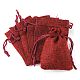 Burlap Packing Pouches Drawstring Bags&nbsp;ABAG-Q050-7x9-06-1