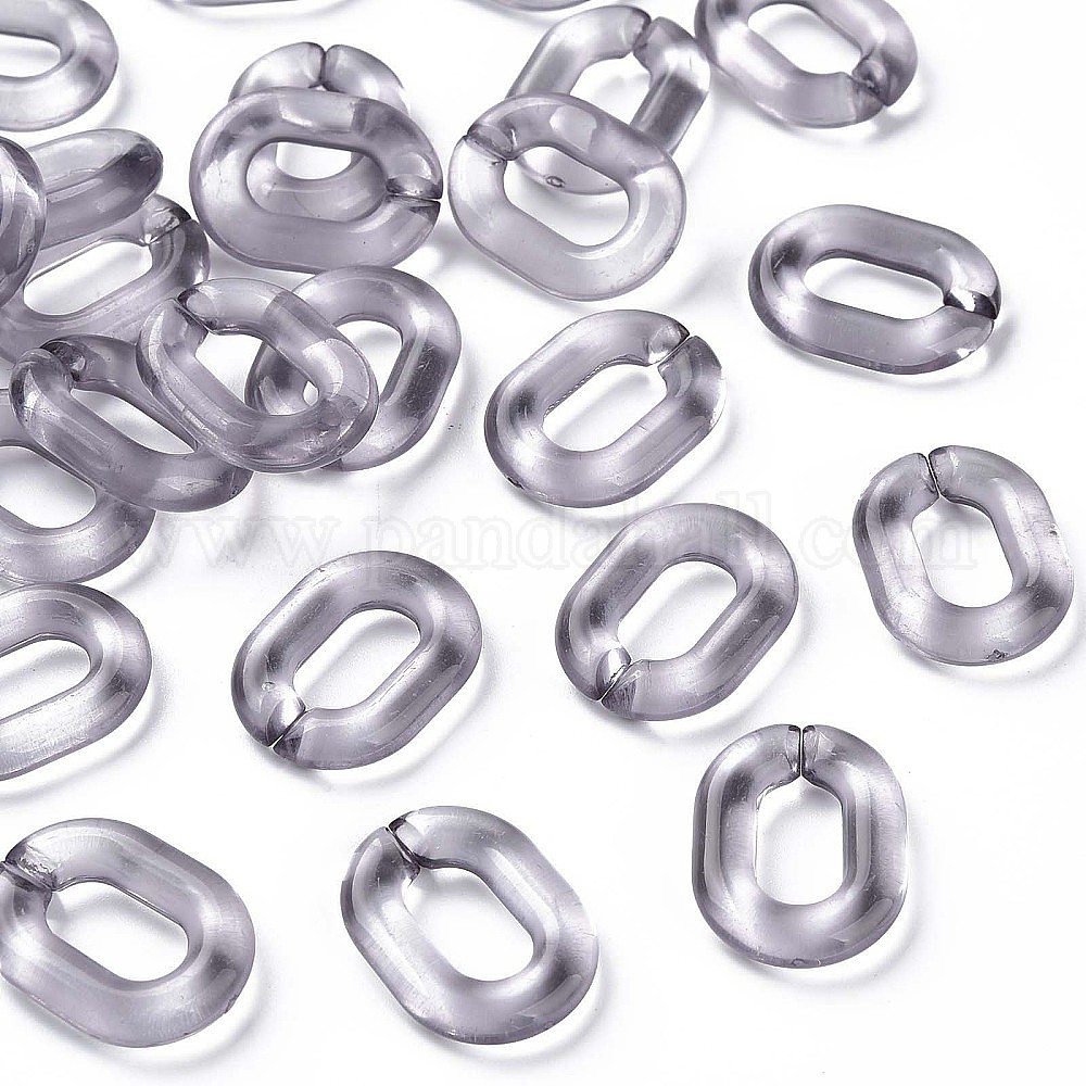 Wholesale Transparent Acrylic Linking Rings - Pandahall.com