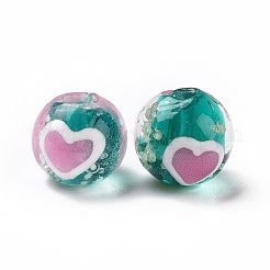 Luminous Handmade Lampwork with Enamel Beads&nbsp;LAMP-P058-02