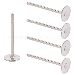 900Pcs 304 Stainless Steel Stud Earring Findings&nbsp;STAS-SC0010-28