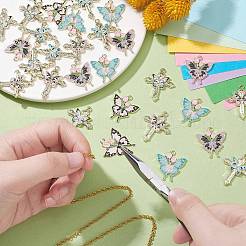 30Pcs 6 Styles Alloy Pendants&nbsp;ENAM-CJ0005-31