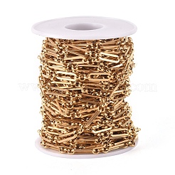 Ion Plating(IP) 304 Stainless Steel Figaro Chains&nbsp;CHS-L022-04G