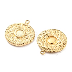 304 Stainless Steel Pendant Cabochon Settings&nbsp;STAS-P333-02G