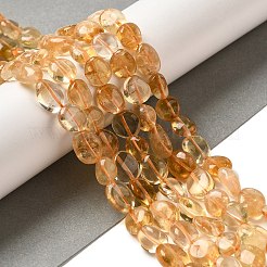 Heated Natural Citrine Beads Strands&nbsp;G-L608-A09-02