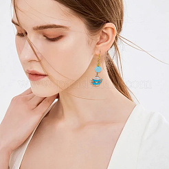 24Pcs 4 Styles Zinc Alloy Enamel Pendants&nbsp;ENAM-SC0007-58