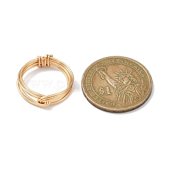 Brass Wire Wrap Finger Rings&nbsp;RJEW-TA00092