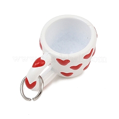 Brass Enamel Pendants&nbsp;KK-CBADA45-01P