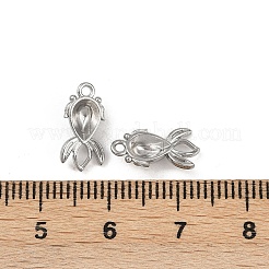 304 Stainless Steel Pendant Cabochon Settings&nbsp;STAS-G356-07P-02