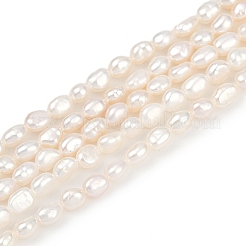 Natural Cultured Freshwater Pearl Beads Strands&nbsp;PEAR-P064-20D-01A