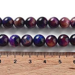 Natural Rainbow Tiger Eye Beads Strands&nbsp;G-NH0002-A01-B03