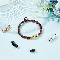 4 Sets 4 Colors 316L Surgical Stainless Steel Bayonet Clasps&nbsp;STAS-OC0001-17C