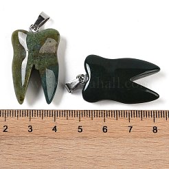 Natural Indian Agate Pendants&nbsp;G-G115-01H
