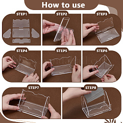 Acrylic Name Card Holders&nbsp;AJEW-UN0002-56B