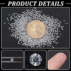 3000Pcs Cubic Zirconia Cabochons&nbsp;ZIRC-GO0001-03A