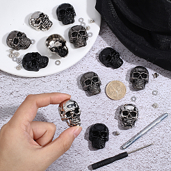 Skull Alloy Decorative Rivets&nbsp;DIY-AR0005-41