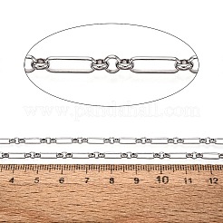 304 Stainless Steel Rectangle Link Chains&nbsp;CHS-Q009-16A-P
