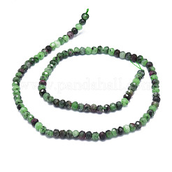 Natural Ruby in Zoisite Beads Strands&nbsp;G-E569-H05