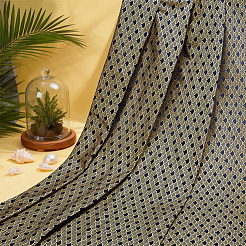 Fish Scales Pattern Japanese-style Cotton Fabric&nbsp;DIY-WH0579-98A
