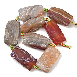 Natural Weathered Agate Beads Strands&nbsp;GG-CBA8E33-B01-02