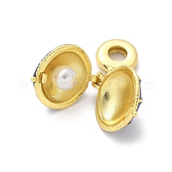 Brass European Beads&nbsp;KK-S511-15G