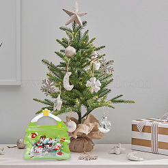 25Pcs Christmas Tree PET with COP Cookies Storage Resealable Bags&nbsp;ABAG-SP0001-52