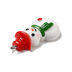 Opaque Resin Pendants&nbsp;RESI-D055-003P