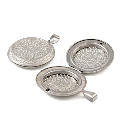 316 Stainless Steel Locket Pendants&nbsp;STAS-K321-19P