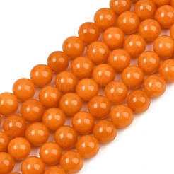 Dyed Natural White Jade Beads Strands&nbsp;GG-CBAD029-A08-8mm
