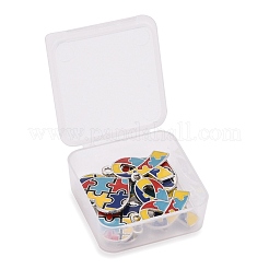 8Pcs 2 Style Enamel Alloy Pendants&nbsp;ENAM-LS0001-09P