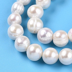 Natural Cultured Freshwater Pearl Beads Strands&nbsp;PEAR-N013-06-A