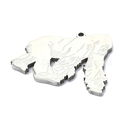 Non-Tarnish 201 Stainless Steel Pendants&nbsp;STAS-R118-06P