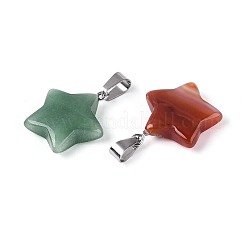 Natural & Synthetic Mixed Stone Pendants&nbsp;G-Q601-01P