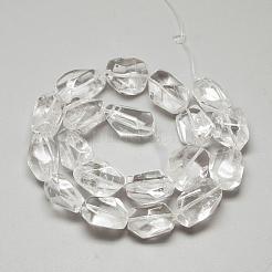 Natural Quartz Crystal Beads Strands&nbsp;G-R439-17D