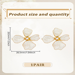 1 Pair Alloy Stud Earrings&nbsp;EJEW-LP0007-104