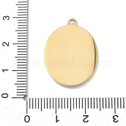 304 Stainless Steel & Rhinestone Pendants&nbsp;STAS-G371-09D-02G