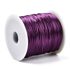 Nylon Satin Rattail Cords&nbsp;NWIR-R025-1.0mm-1904